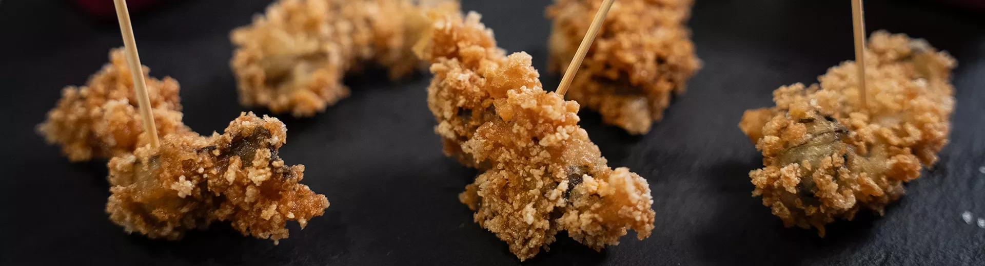 Recette d'huîtres en tempura