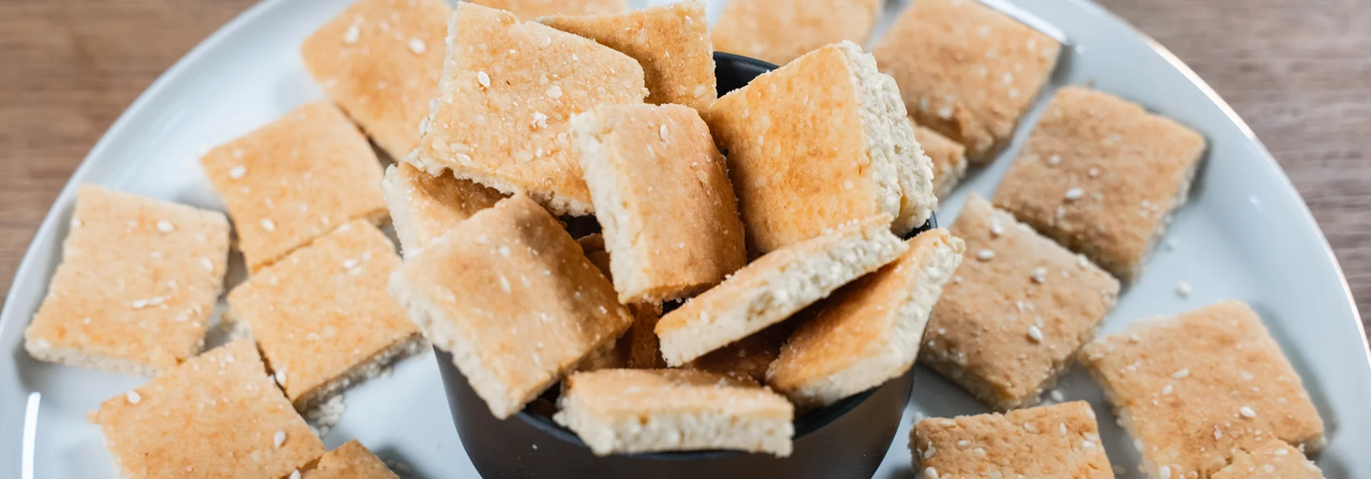 Recette : Crackers Emmental & Graines de Sésame