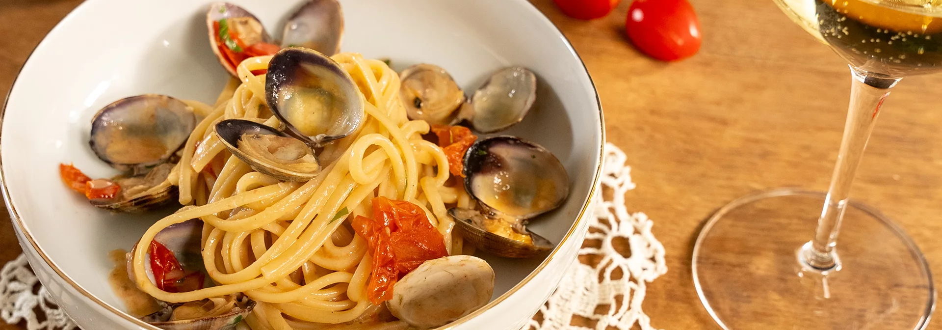 Recette : Linguine aux palourdes et tomates cerises