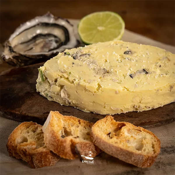 Beurre d'huîtres au citron vert